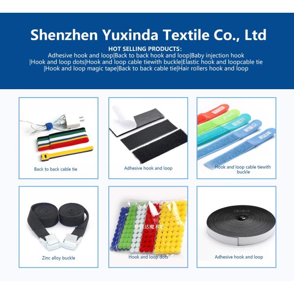 25m Sewable Hook And Loop Heat Resistance Customizable For Clothes And Shoes
