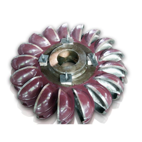 Hydro Power Generator Wheel Stainless Steel Turbine Wheel Micro Pelton Turbine Runner