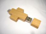 USB 2.0 cross wooden usb flash driver