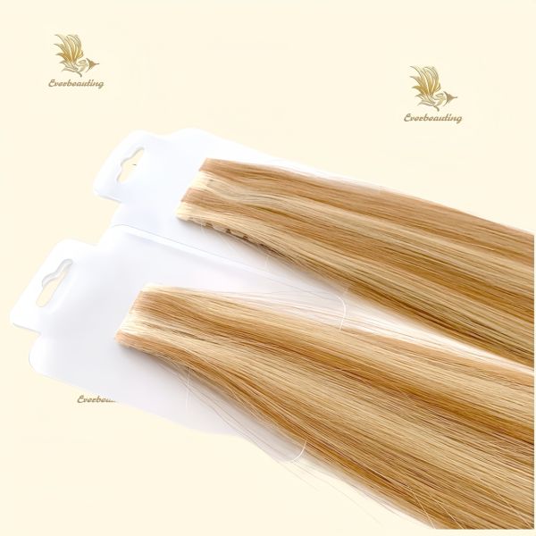 Straight Style Russian Human Invisible Tape in Hair Extensions Super Hair No Shedding
