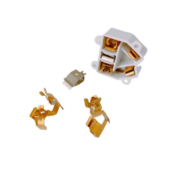 Stainless Steel Copper Stamping Parts Spring Antenna Socket Customized