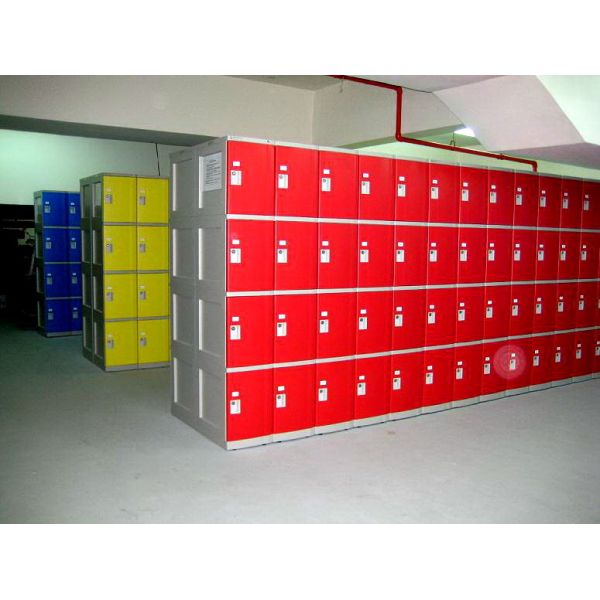Swimming Pool Green Shoe Storage Locker smart ABS locker easy installation