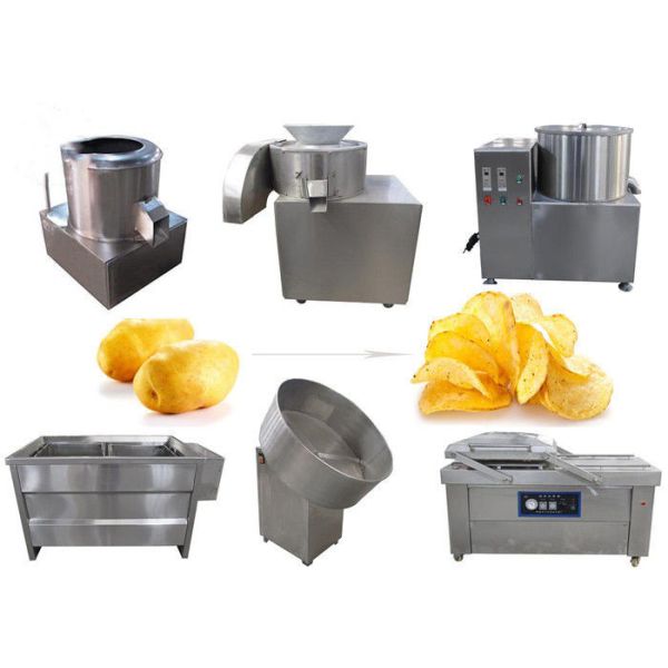 Semi Automatic Small Scale Potato Chips Making Machine