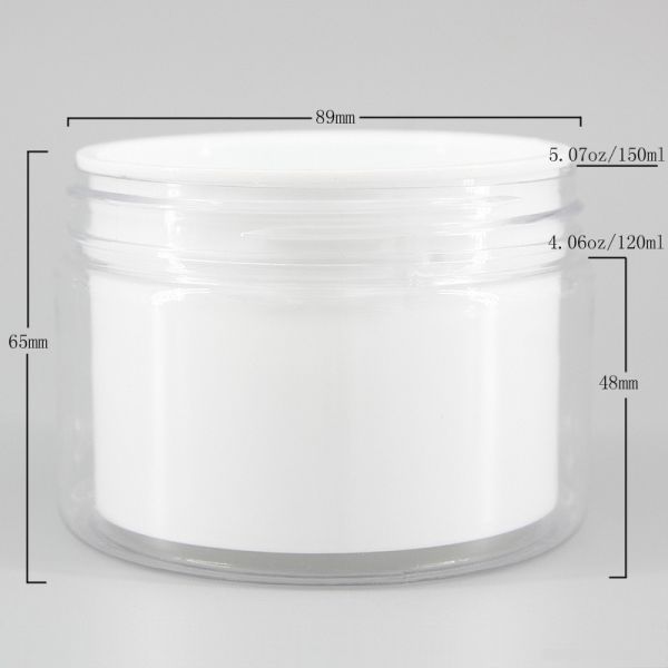 Exfoliating Lotion Packaging 66g 120ml Body Scrub Jars