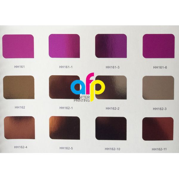 Colorful Laser Holographic Foil , ISO9001 Approval Hot Foil Rolls For Stamping