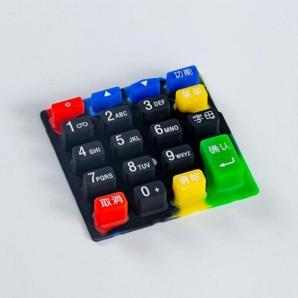 Multi Color 30 To 80 Shore A OEM Rubber Keycaps Full Set