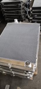  Customized Aluminum finned tube heat exchanger for water cooler radiator Manufactures