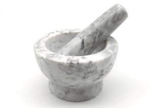  Natural Carve Marble Stone Mortar And Pestle Polished Kitchen Tool Manufactures