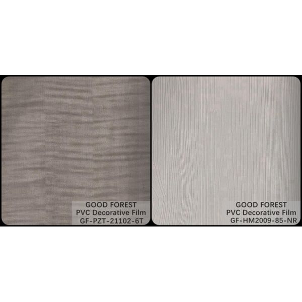 Traffic PVC Decorative Film 0.25 - 0.60mm Thickness Wooden Grain