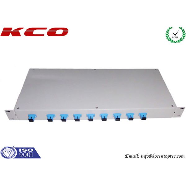 1:8 Fiber Optic Cable Splitter PON Rack Mount Patch Panel 1 to 8 Port SC APC UPC FC UPC