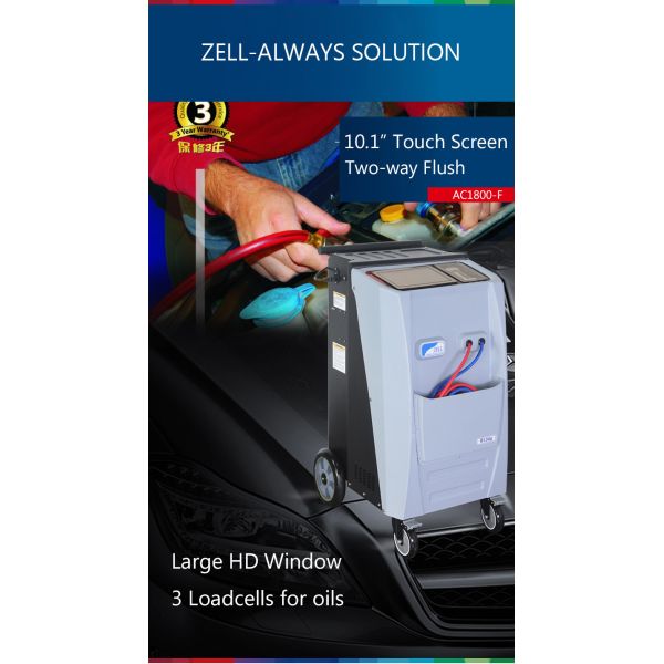 AC R134a R12 Air Conditioning Service Station Machine For Gas Recovery 15Micron