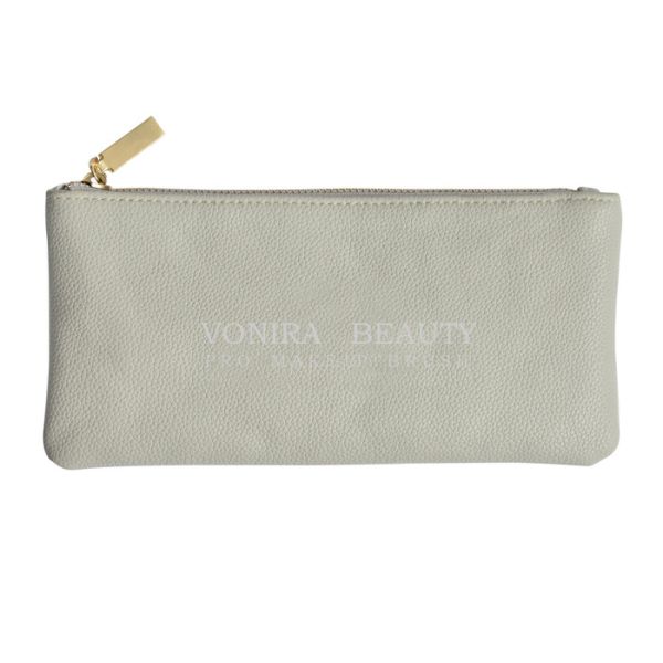 Women Fashion Leather Makeup Bag Zipper Clutch Coin Purse Handbag Wallet