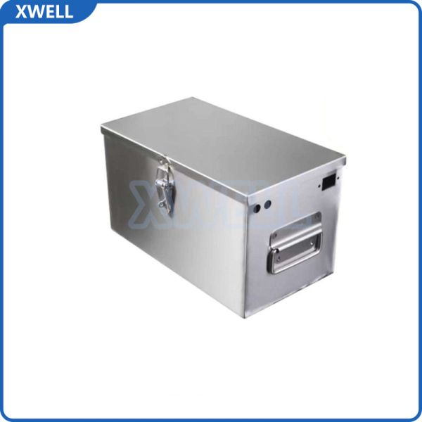 IP65 Waterproof 0-Weld Design Stainless Steel Battery Case for 6V-72V Lithium Battery Boxes