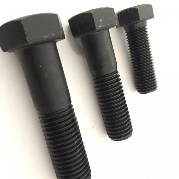 Quality Black Stainless Steel Flange Bolts Metric Carbon / Alloy Steel For Construction Materials for sale