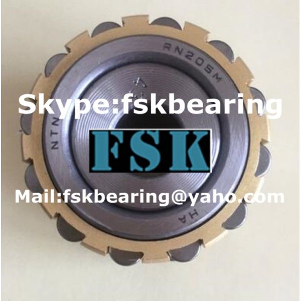 Eccentric RN205M Cylindrical Roller Bearing Brass Cage for Reduction Box
