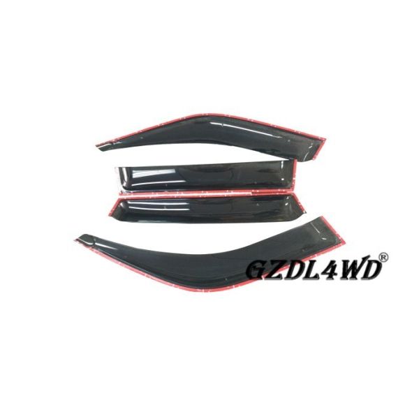 Black Acrylic Plastic Car Window Visor For Toyota Land Cruiser 80 Series OEM