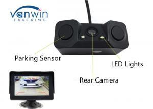  Universal Vehicle Hidden Camera , Night Vision Reverse Camera With 2 Parking Radar Sensor Manufactures