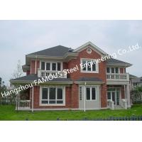 China Prefab House Light Steel Villa Metal Buildings With Welded Frame for sale