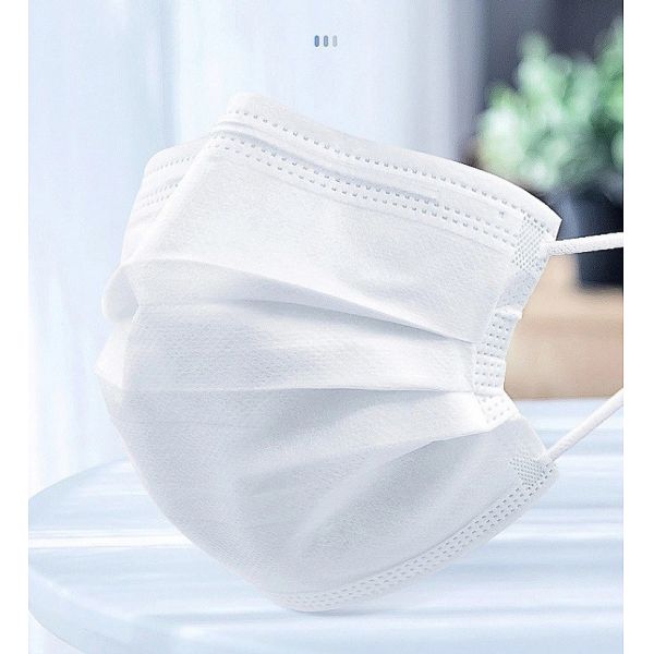 Non Woven Disposable Face Mask Latex Free For Industrial / House Cleaning