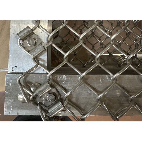 Stainless Steel 316L Chain Link Fence Fabric Boundary Wall Galvanized Steel