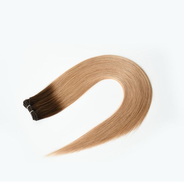 100 Remy Human Hair Sew in Weft Double Drawn Blonde Russian Weft Extensions for Hair