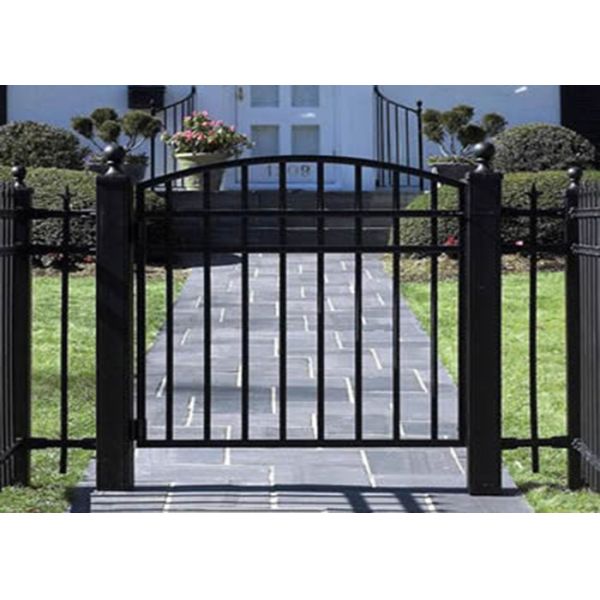 Stainless Steel Wrought Iron Metal Fence Gate For House