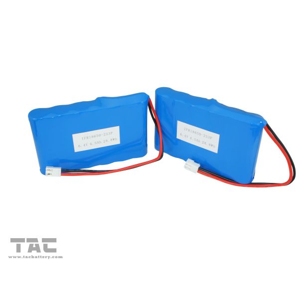 Deep Circle 18650 Battery Pack 4.5Ah 6.4V  LiFePO4  For Solar Product