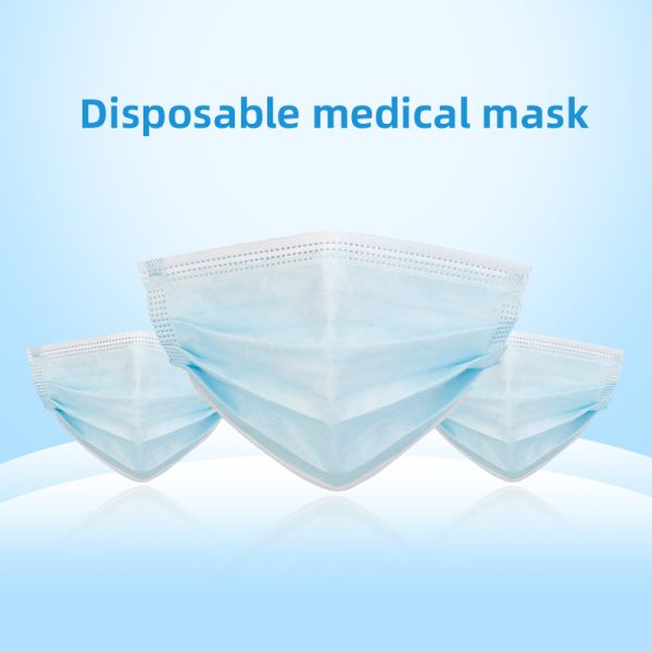 Custom Disposable Medical Mask PP Outer Layer Non Woven Medical Mask