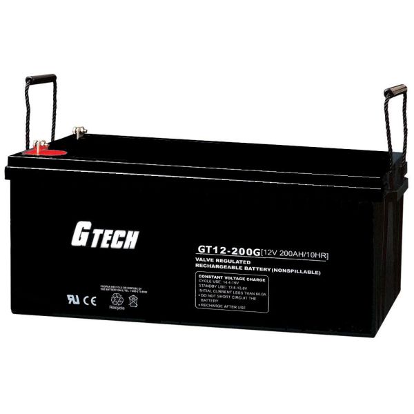 Deep Cycle Solar Panel GEL Battery , 65-200Ah Power Storage Battery For Solar System
