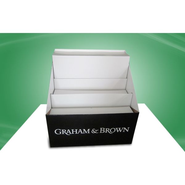 Black Wall Paper POS dump bin display Under Graham And Brown Brand