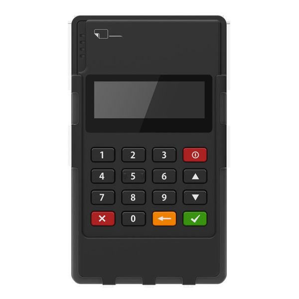 GPRS Mini EMV Chip Card Terminal mobile With Keypad 150g Weight