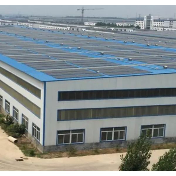 Clean Energy Structural Steel Frame Fabricated Solar Power Roof Q355B