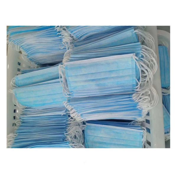 Soft 3 Ply Disposable Mask / Non Woven Face Mask With Elastic Ear Loop