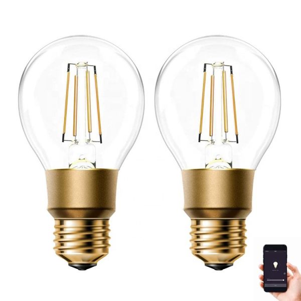 Wireless 6 Watt Smart Wifi LED Bulb CT 2700K Soft Warm White Voice Control Light Bulb