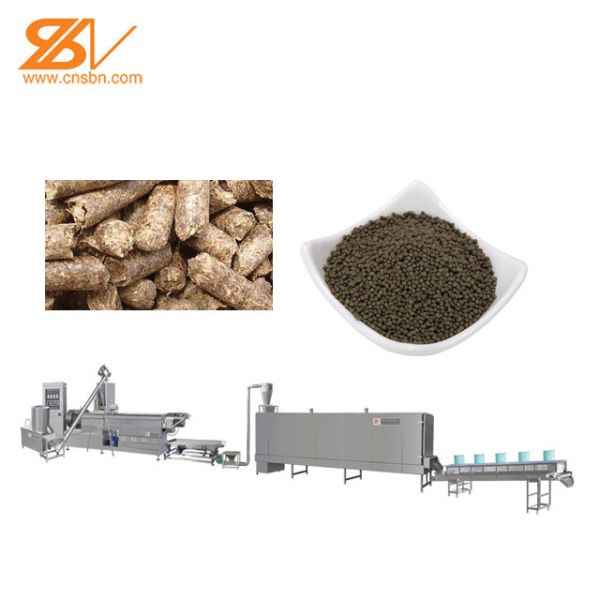 SUS304 Fish Feed Extruder 160kg/H Floating Fish Pellet Machine