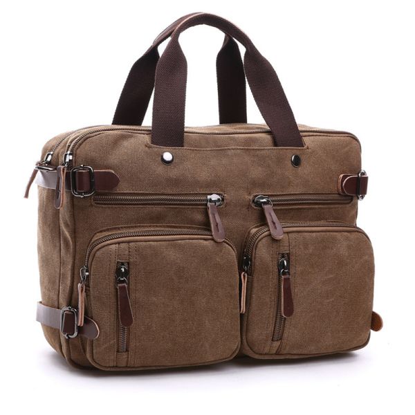 Dual Use Fashion backpack Notebook Computer Bag Messenger Shoulder Bag Men Women Briefcase Business laptop Bag