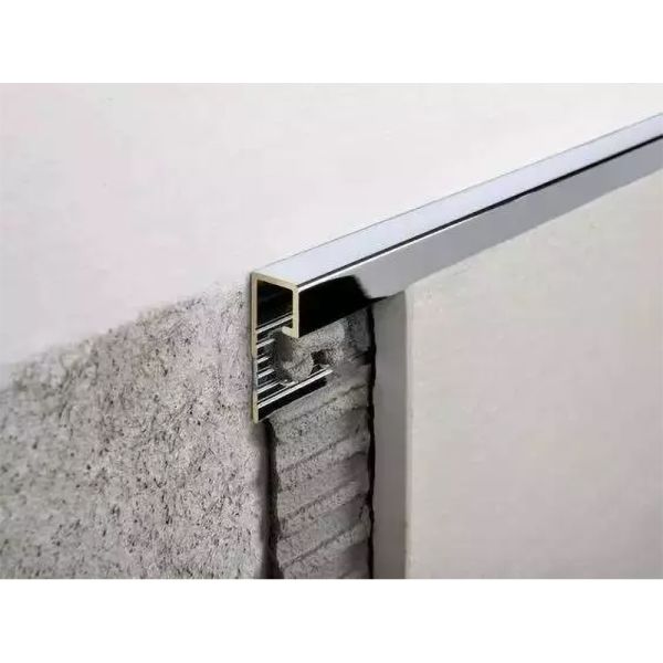 2.5m Metal Tile Edge Trim For Aluminum Alloy Profile Tile Edge Trim Aluminium