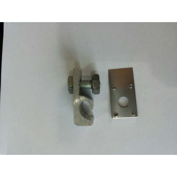 Aluminum Solar Roof Mounting Systems , Alloy 6063 Weeb And Earthing Lugs