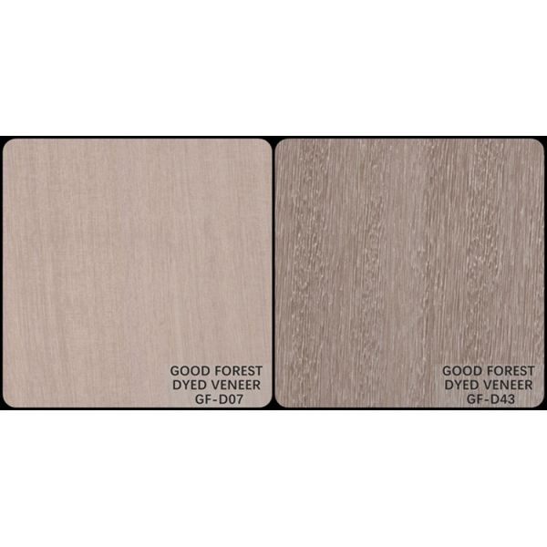 Flooring Dyed Wood Veneer / Wenge Veneer Plywood Brown Color