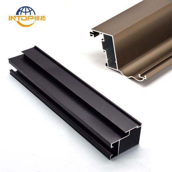 Heat Insulating Aluminum Door Profiles Soundproof Design For Apartment