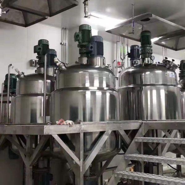 380V Used SS Reactor 0.2MPa With Water Cooling Electric Heating