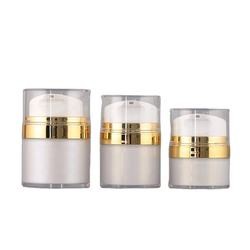 Custom Luxury Refillable Frosted Airless Pump Bottles For Cosmetic Skincare