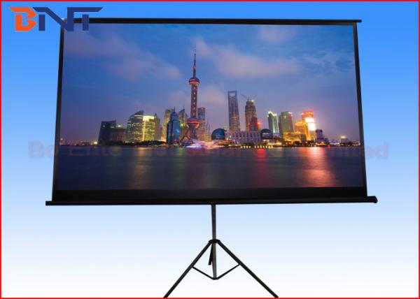 Quality Large Motorized Projector Screen , Electric Pull Down Projector Screen for sale