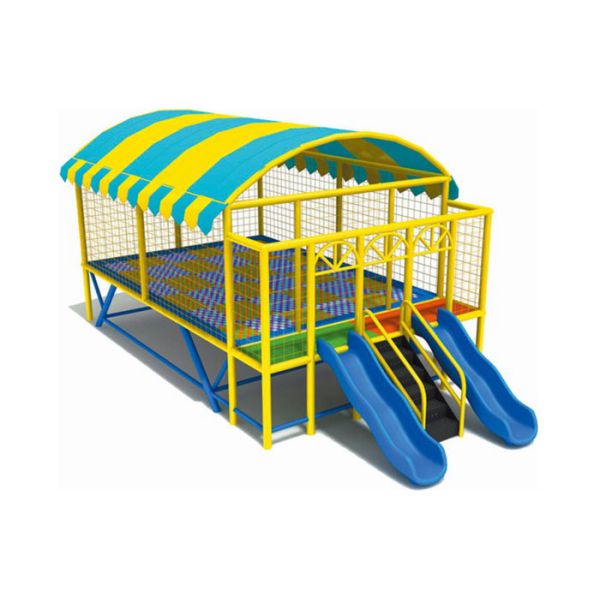 Round Mobile Bungee Trampoline Corrosion Resistance For Supermarket