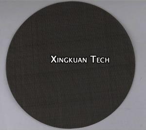  Black Iron Woven Cloth Cut Pieces Into Customized Shapes Of Disc Manufactures
