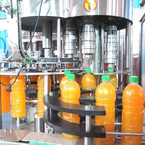 China High Speed 4-In-1 380V 15000BPH fruit with pulp juice Beverage Filling Machine on sale