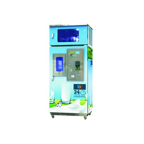 Stainless Steel Milk Vending Machine , Constant Temperature Milk Dispenser