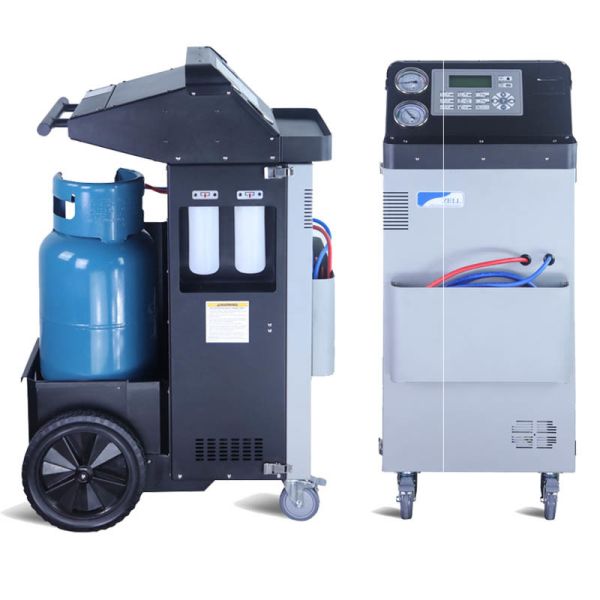 3.6CFM Bus Air Conditioning Recovery Machine AC Recharge Equipment 750mL