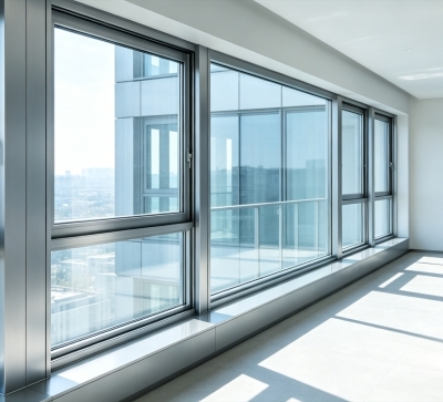 Durable Fixed Aluminum Alloy Picture Window UV Protection