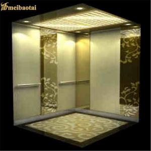  Gold Lift Decorative Elevator Stainless Steel Sheet 0.95mm Thickness EN Standard Manufactures